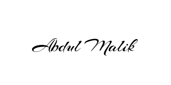 Signature Style Abdul Malik