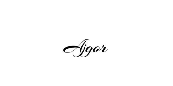 Signature Style Ajgor