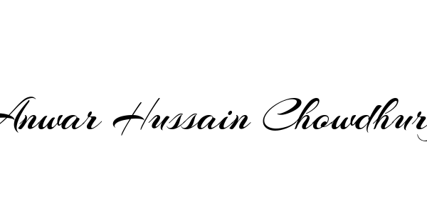 Signature Style Anwar Hussain Chowdhury