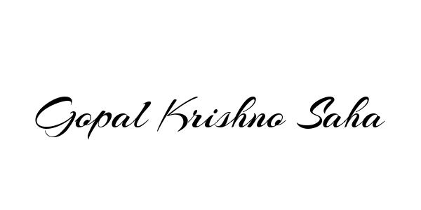 Signature Style Gopal Krishno Saha