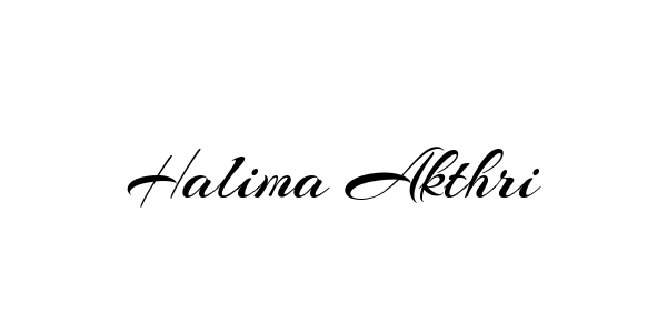 Signature Style Halima Akthri