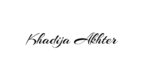 Signature Style Khadija Akhter