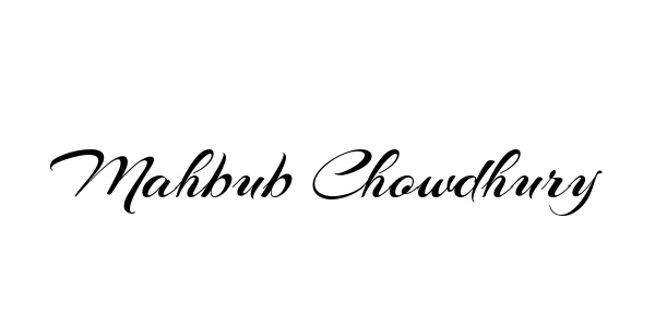 Signature Style Mahbub Chowdhury