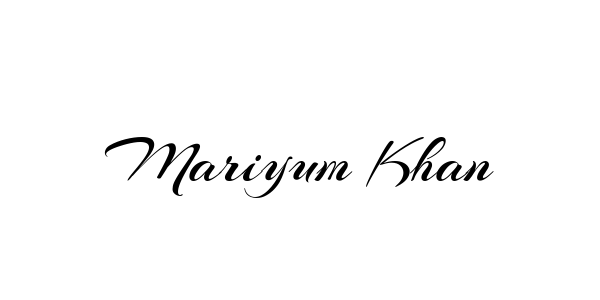 Signature Style Mariyum Khan