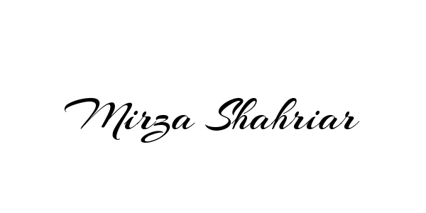 Signature Style Mirza Shahriar