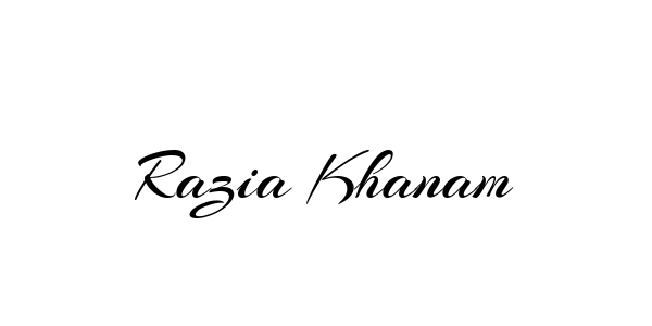 Signature Style Razia Khanam