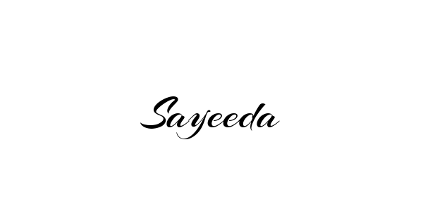 Signature Style Sayeeda